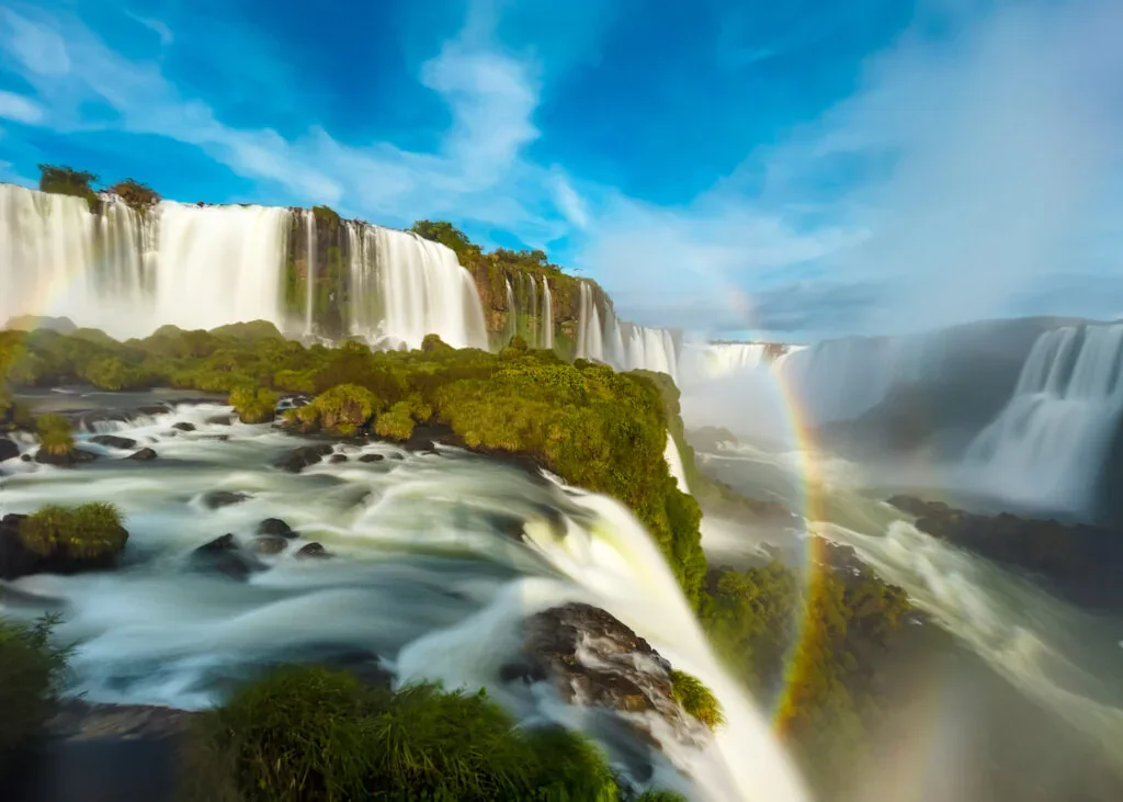 Arco-iris nas Cataratas do Iguaçu