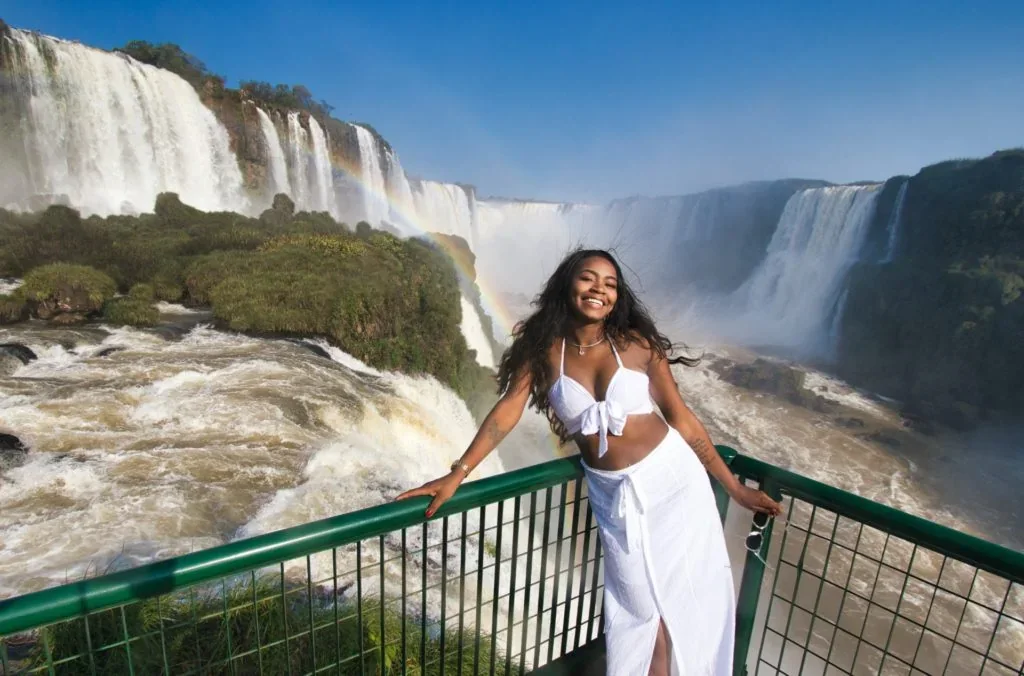 Ensaio de Rafael Guimarães nas Cataratas do Iguaçu