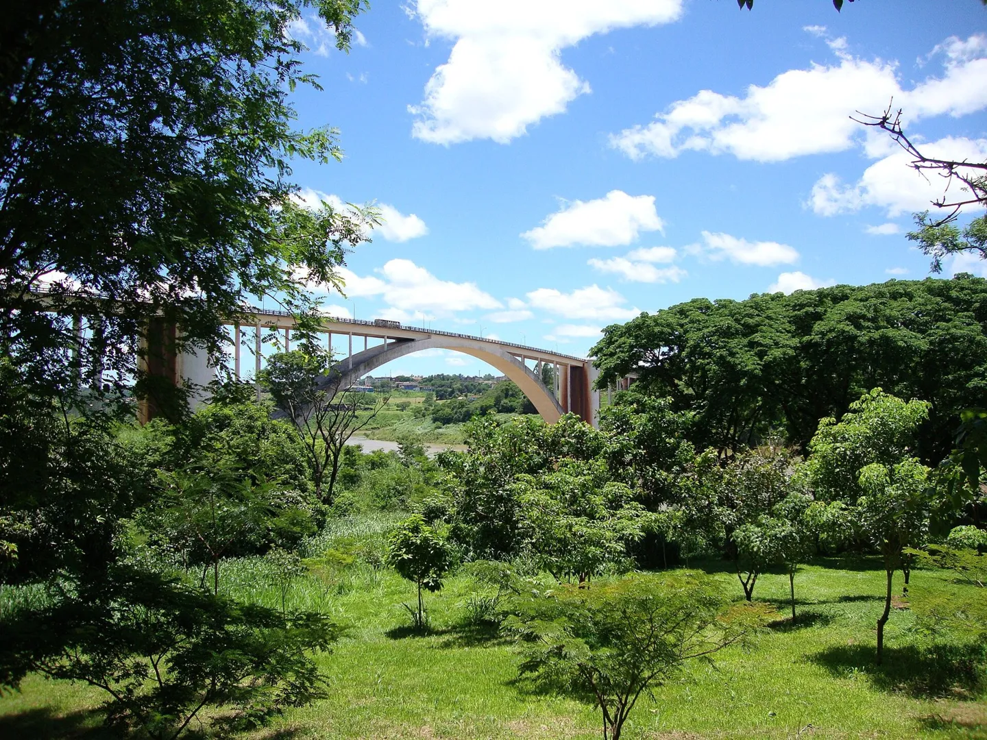 The ´Friendship Bridge´ between Paraguay and Brazil