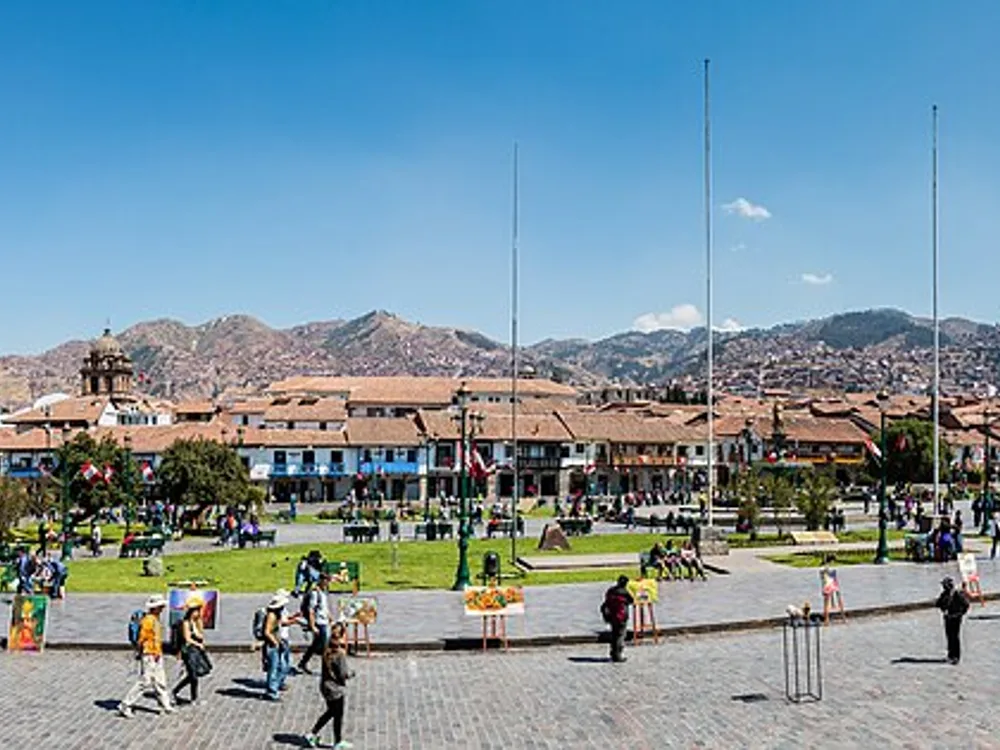 Praça central de Cusco