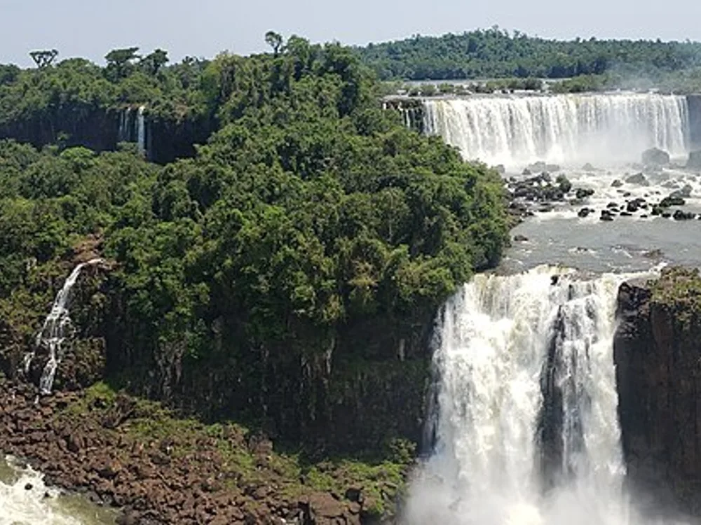 Cataratas do Iguaçu vistas do lado brasileiro