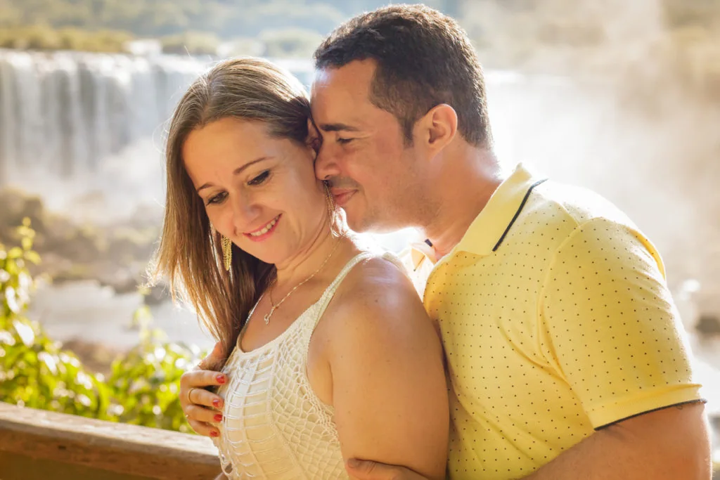 Sessão amor nas Cataratas do Iguaçu - A Ju não sabia do pedido de casamento