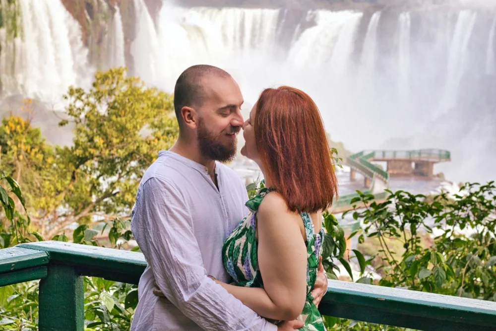 Ensaio nas Cataratas do Igua&ccedil;u - Cassiane e Ariel