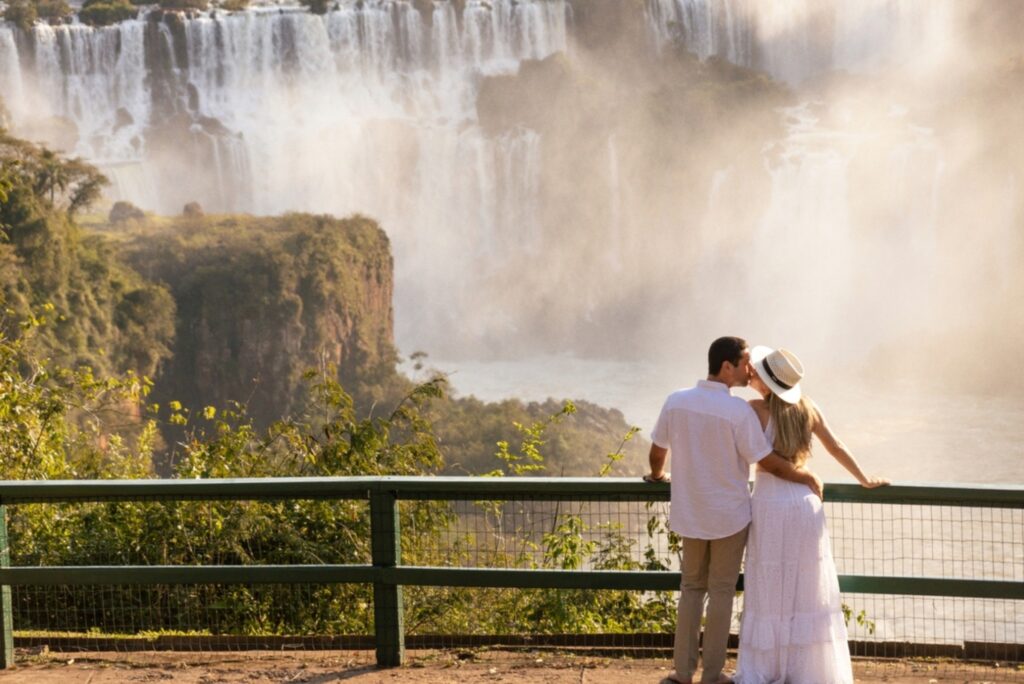 Ensaio Fotografico nas Cataratas do Iguaçu - Por do sol